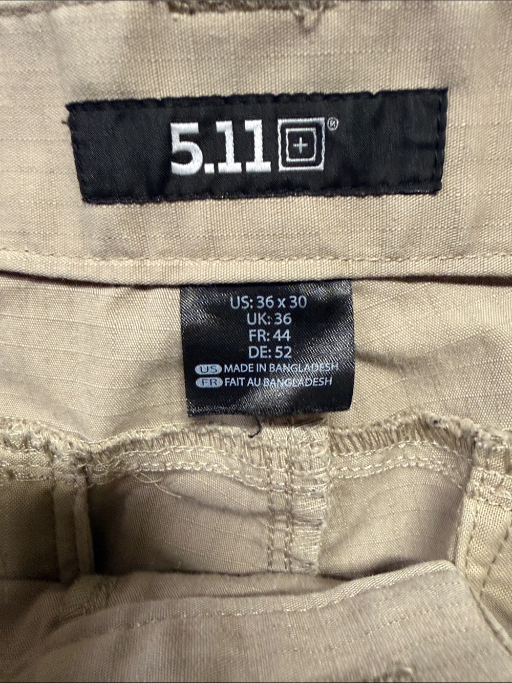 5.11 Stryke Men’s Tactical Regular Fit Cargo Pants Khaki 74369 - 36X30 - Picture 2 of 16